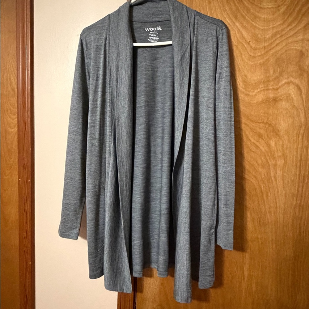 Wool& Landmark Merino Cardigan